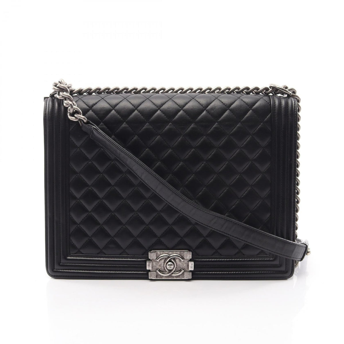 シャネル ボーイシャネル ラムスキン ショルダーバッグ