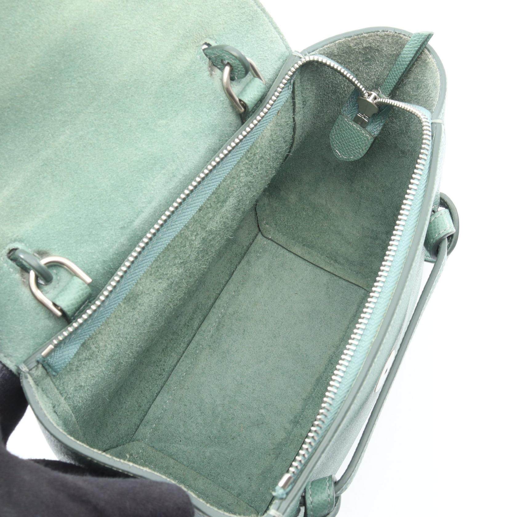 セリーヌ BELT BAG NANO レザーハンドバッグ
