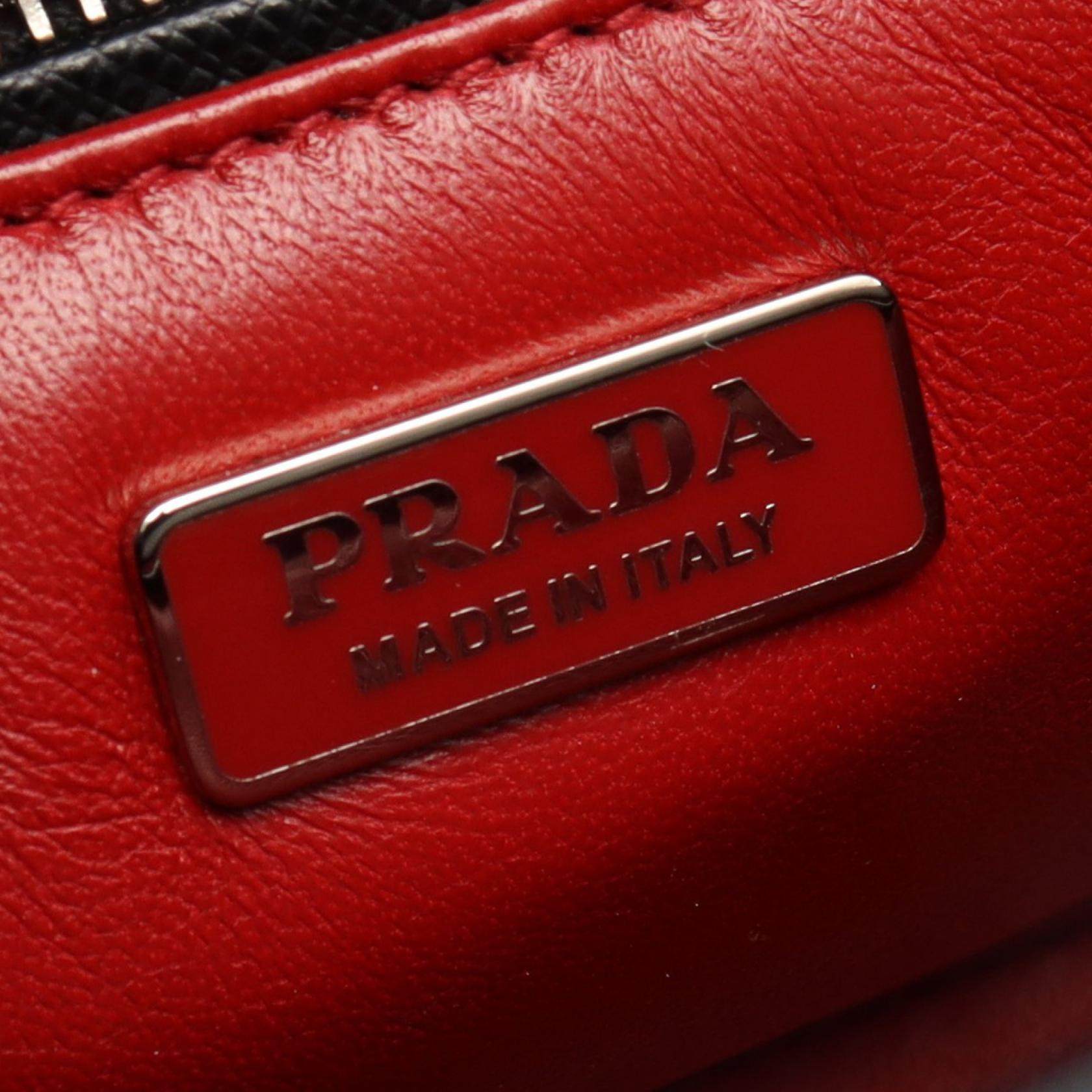 プラダ サフィアーノルクス2wayハンドバッグ