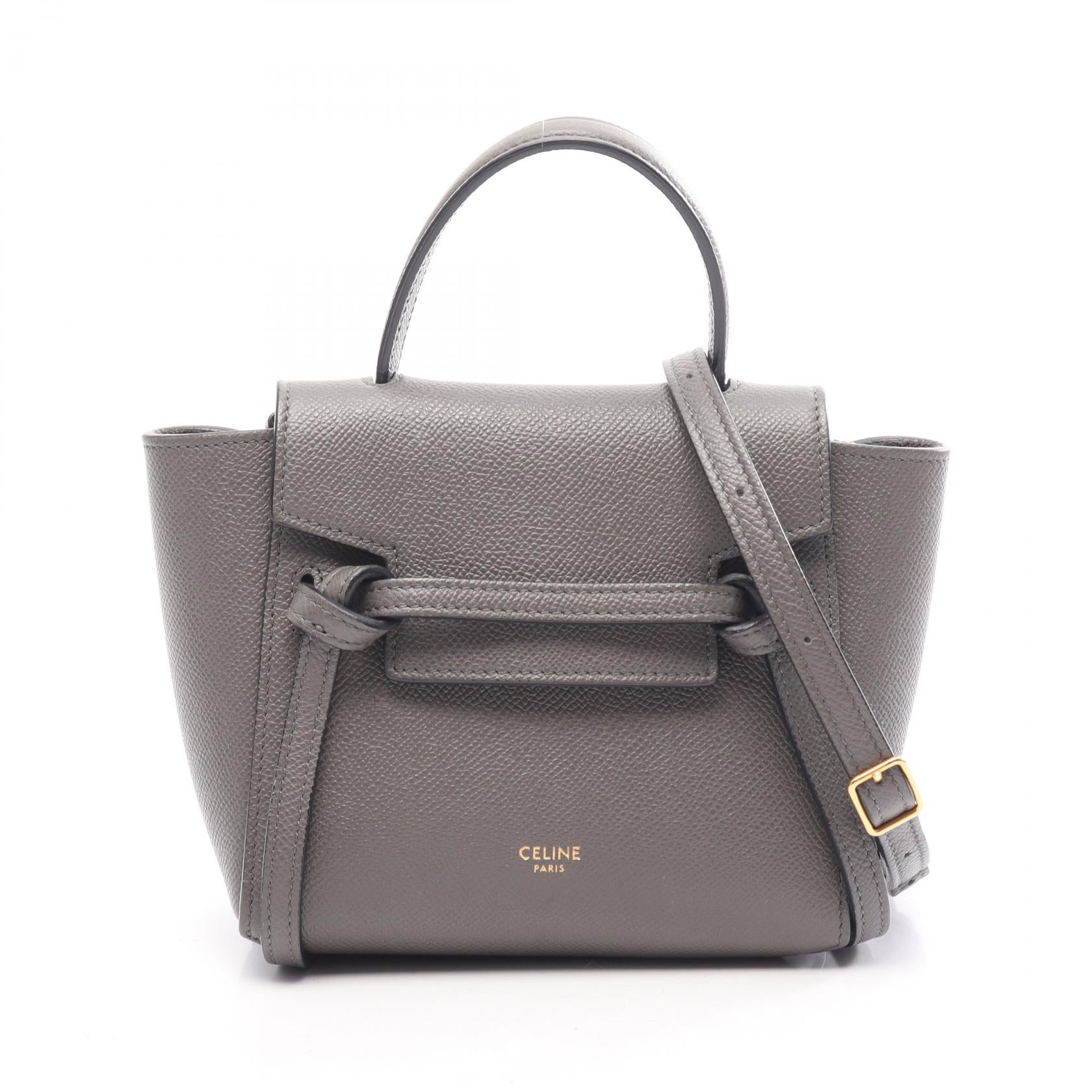 セリーヌ PICO BELT BAG レザー2wayハンドバッグ