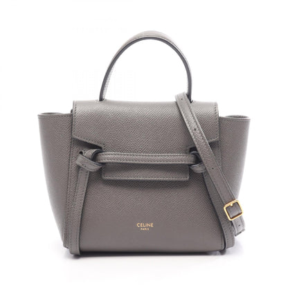 セリーヌ PICO BELT BAG レザー2wayハンドバッグ