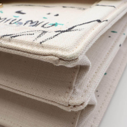 ミュウミュウ CAPANA PAINTED+ キャンバス2WAYショルダーバッグ