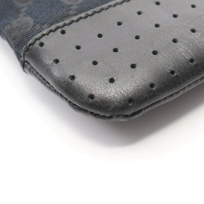 グッチ GGキャンバス レザーショルダーバッグ