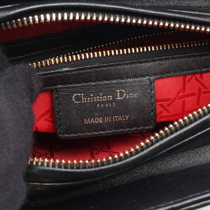 ディオール LADY DIOR レザー ハンドバッグ