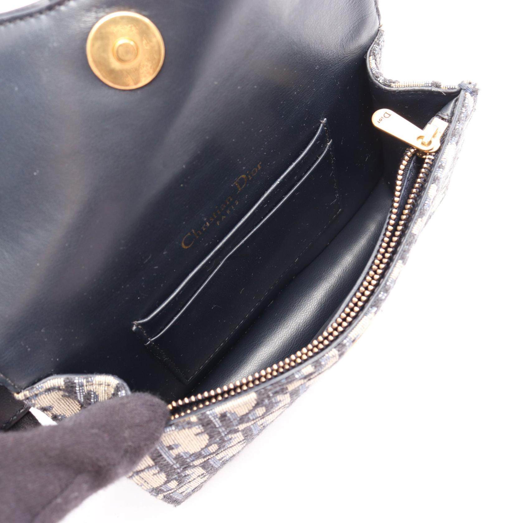 ディオール SADDLE オブリークジャカード ウエストバッグ