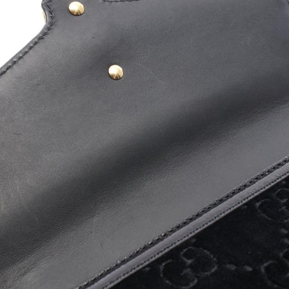 グッチ シルヴィ ファブリック パテントレザー 2wayショルダーバッグ