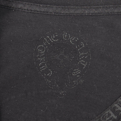クロムハーツ グラデーションロゴ コットン長袖Tシャツ