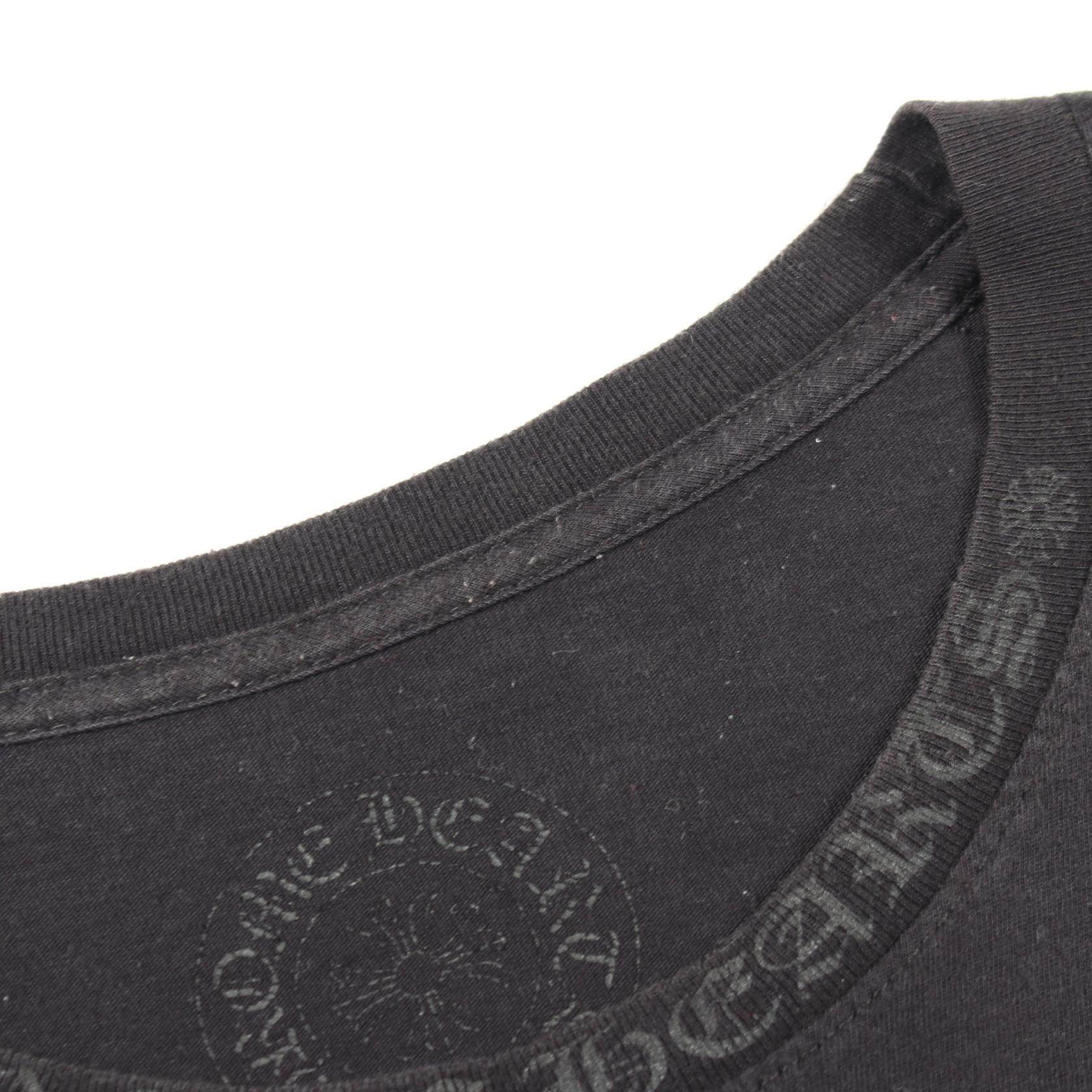 クロムハーツ グラデーションロゴ コットン長袖Tシャツ