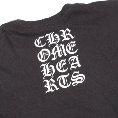 クロムハーツ バーティカルロゴ ポケット コットン長袖Tシャツ
