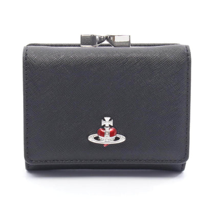 ヴィヴィアンウエストウッド SMALL FRAME WALLET レザー三つ折り財布