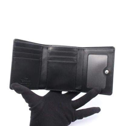 ヴィヴィアンウエストウッド SMALL FRAME WALLET レザー三つ折り財布