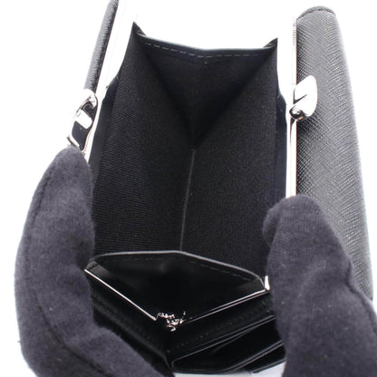 ヴィヴィアンウエストウッド SMALL FRAME WALLET レザー三つ折り財布