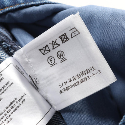 シャネル ココ マーク ボタン コットン デニム パンツ