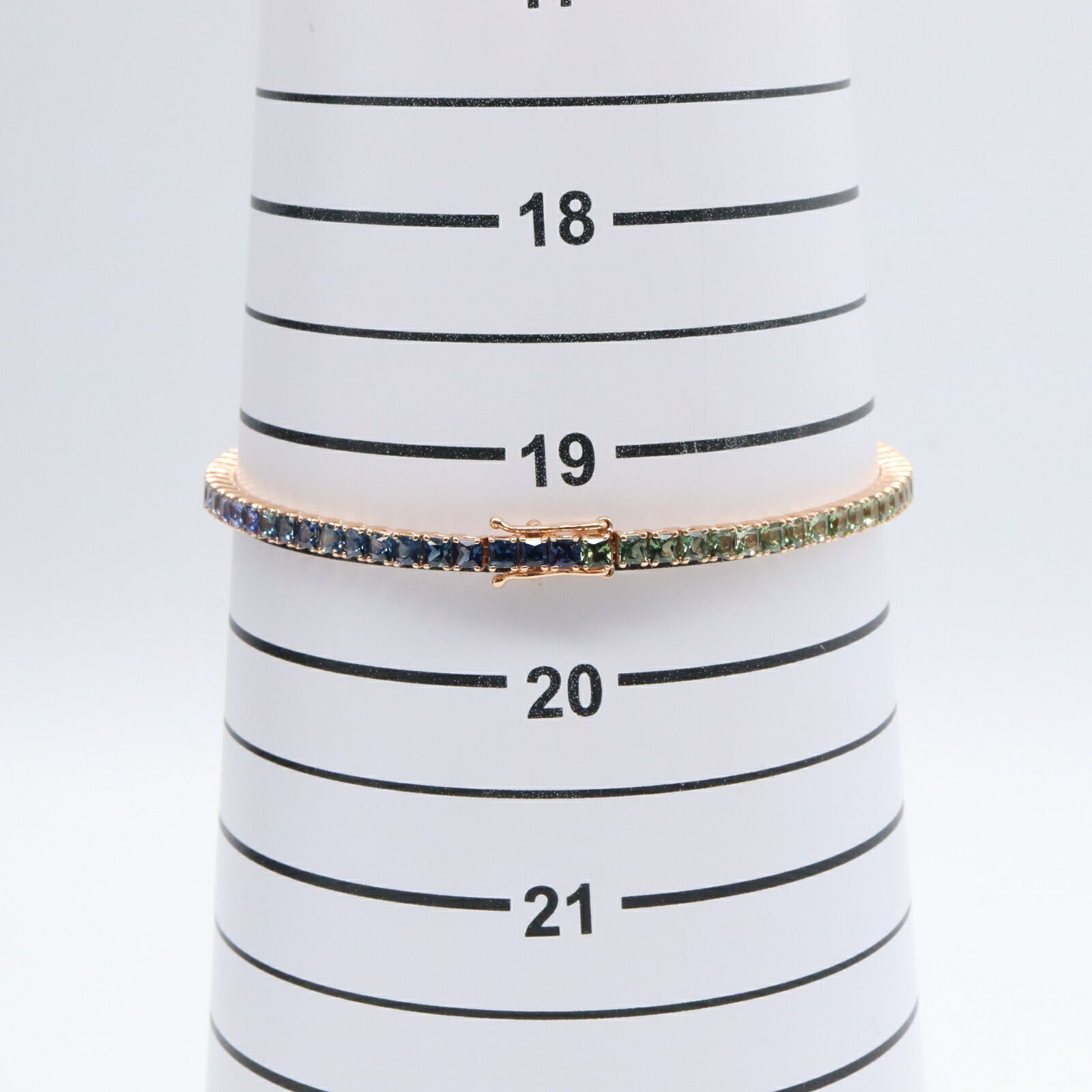 Damiani Luce Timeless クラシコ レインボー サファイア Au750 ブレスレット