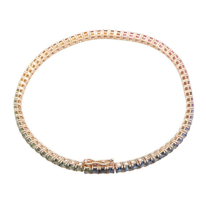 Damiani Luce Timeless クラシコ レインボー サファイア Au750 ブレスレット