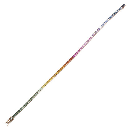 Damiani Luce Timeless クラシコ レインボー サファイア Au750 ブレスレット