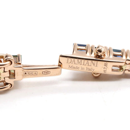 Damiani Luce Timeless クラシコ レインボー サファイア Au750 ブレスレット