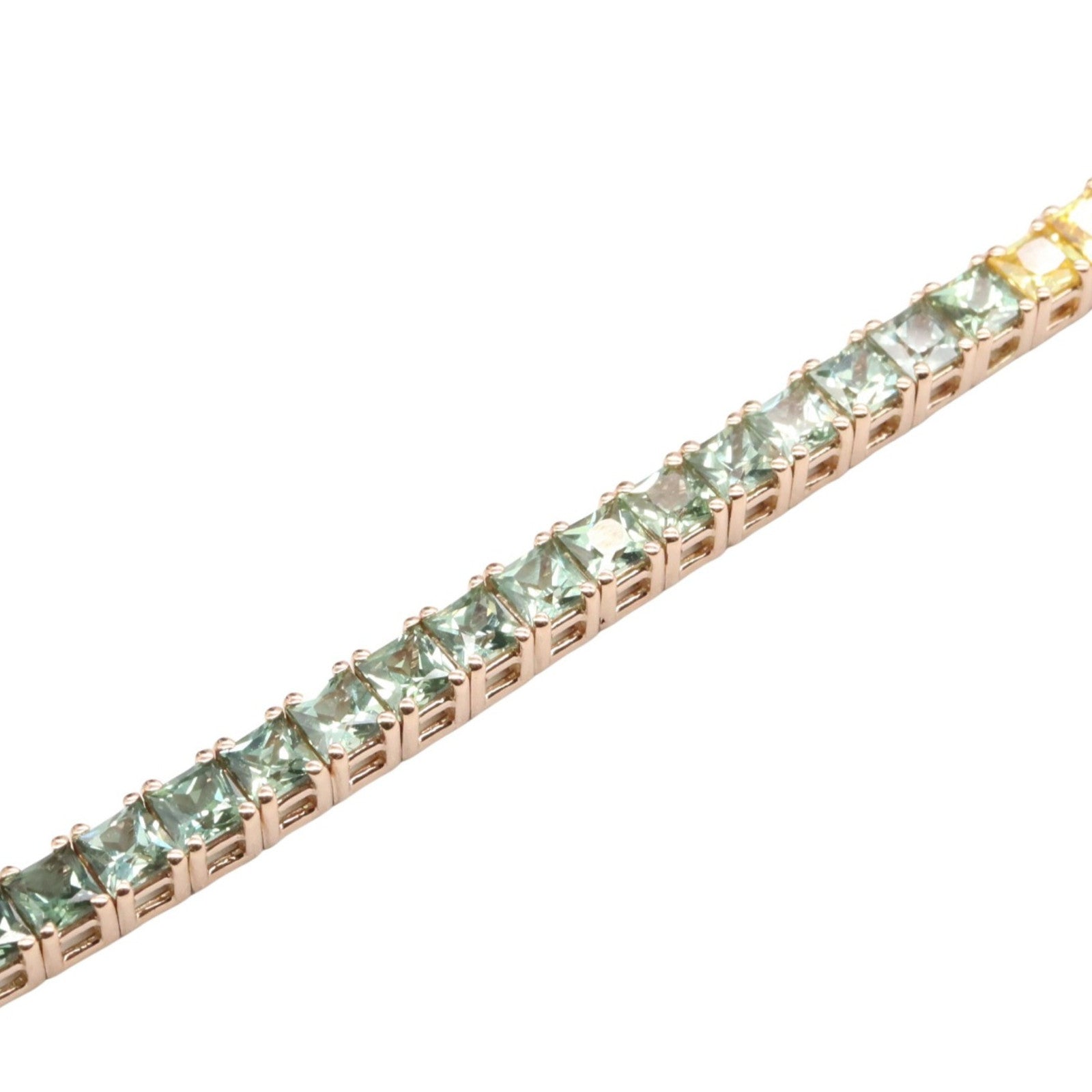 Damiani Luce Timeless クラシコ レインボー サファイア Au750 ブレスレット