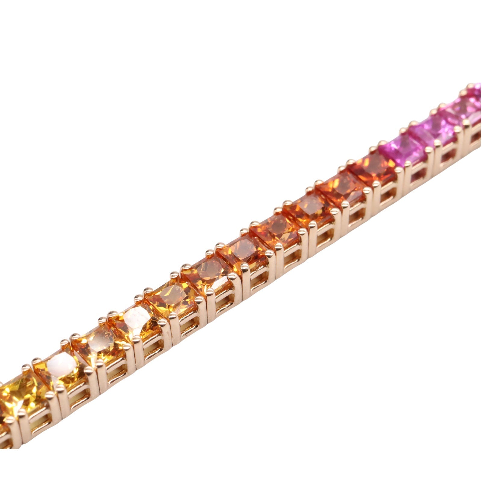 Damiani Luce Timeless クラシコ レインボー サファイア Au750 ブレスレット