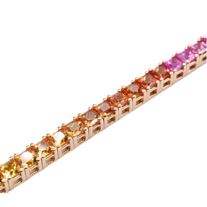 Damiani Luce Timeless クラシコ レインボー サファイア Au750 ブレスレット