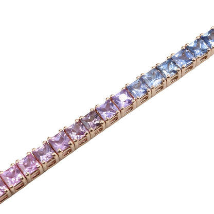 Damiani Luce Timeless クラシコ レインボー サファイア Au750 ブレスレット