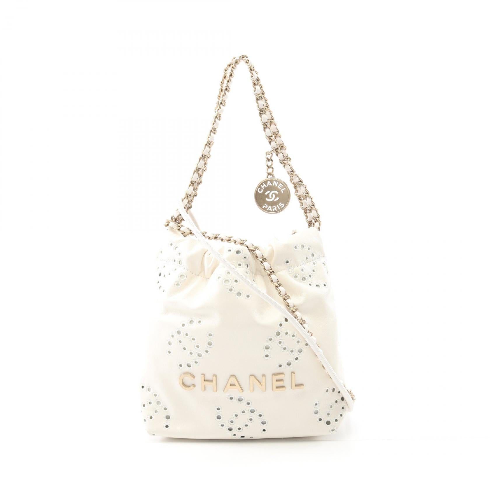 シャネル CHANEL 22 レザー ミニショルダーバッグ
