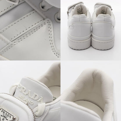プラダ Re-Nylon FORUM LOW レザー ファブリック スニーカー