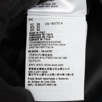 ミュウミュウ シングルブレスト ウールコート
