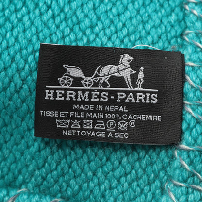 エルメス プレードH Dye カシミヤ ブランケット