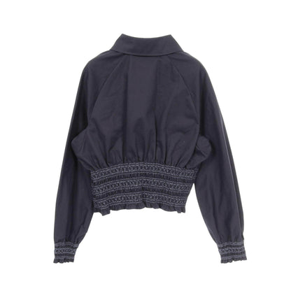 エルメス Veste taille brodee a smocks コットンジャケット