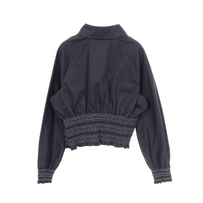 エルメス Veste taille brodee a smocks コットンジャケット