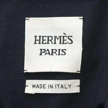 エルメス Veste taille brodee a smocks コットンジャケット