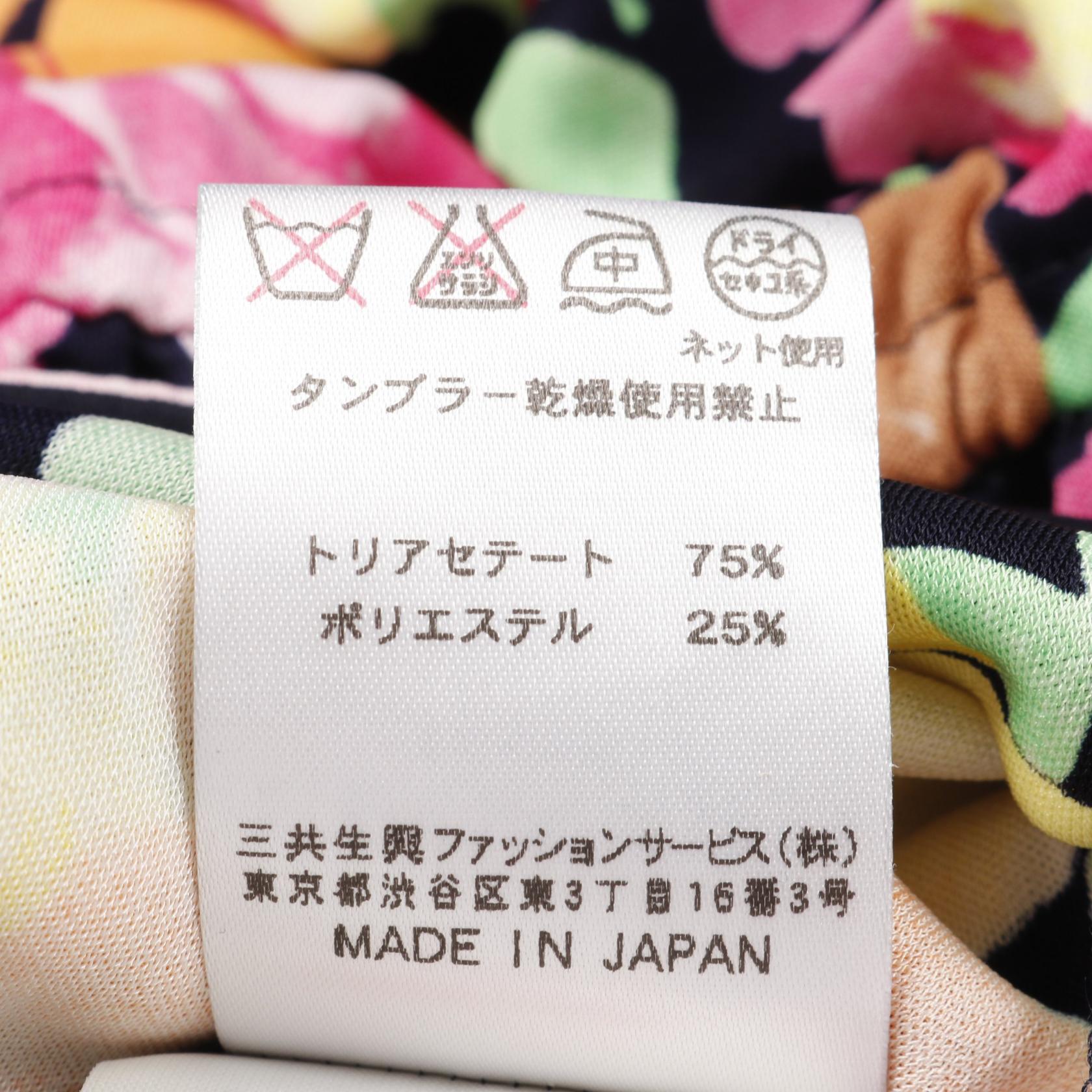 レオナールファッション トリアセテートワンピース