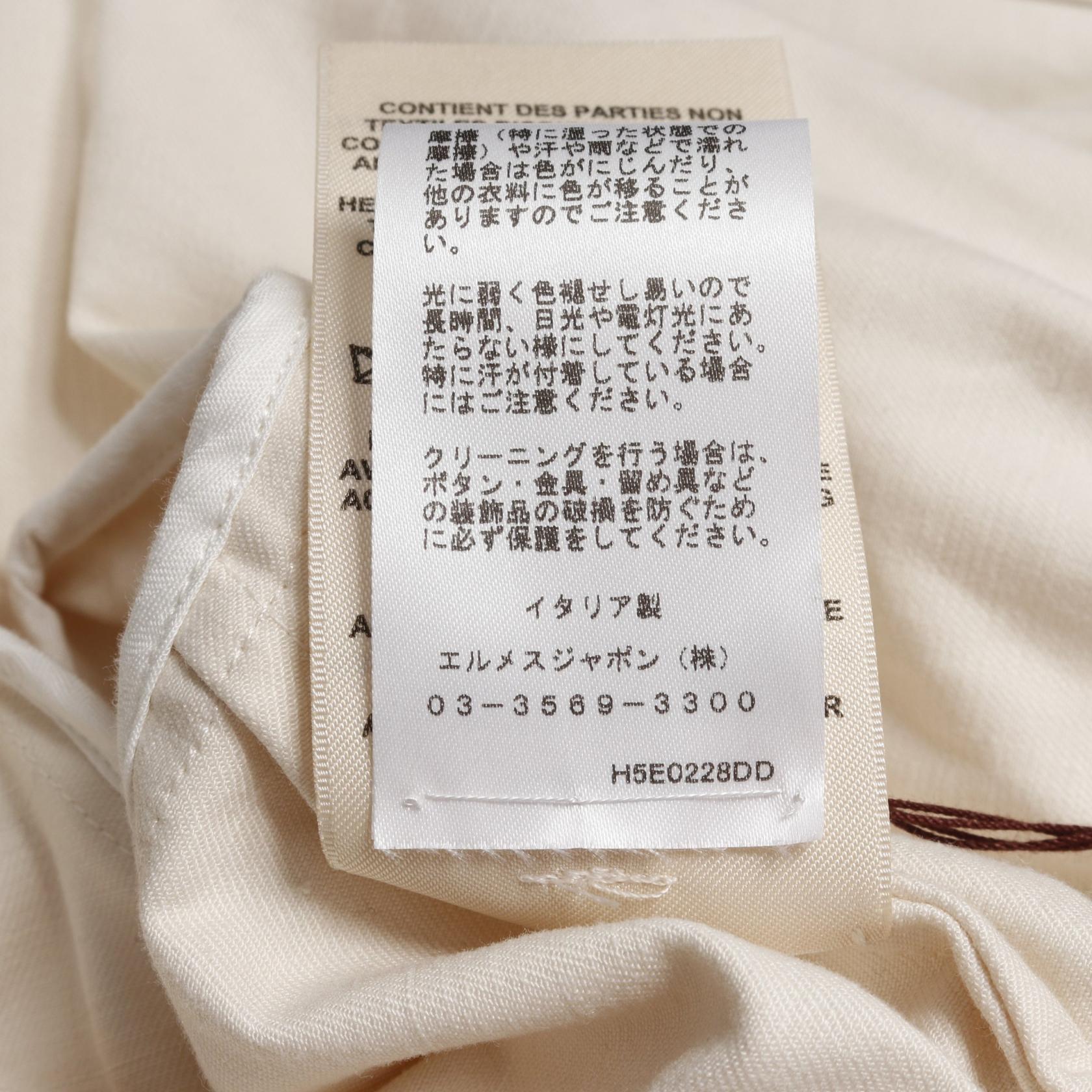 エルメス クルードセル コットンアウター