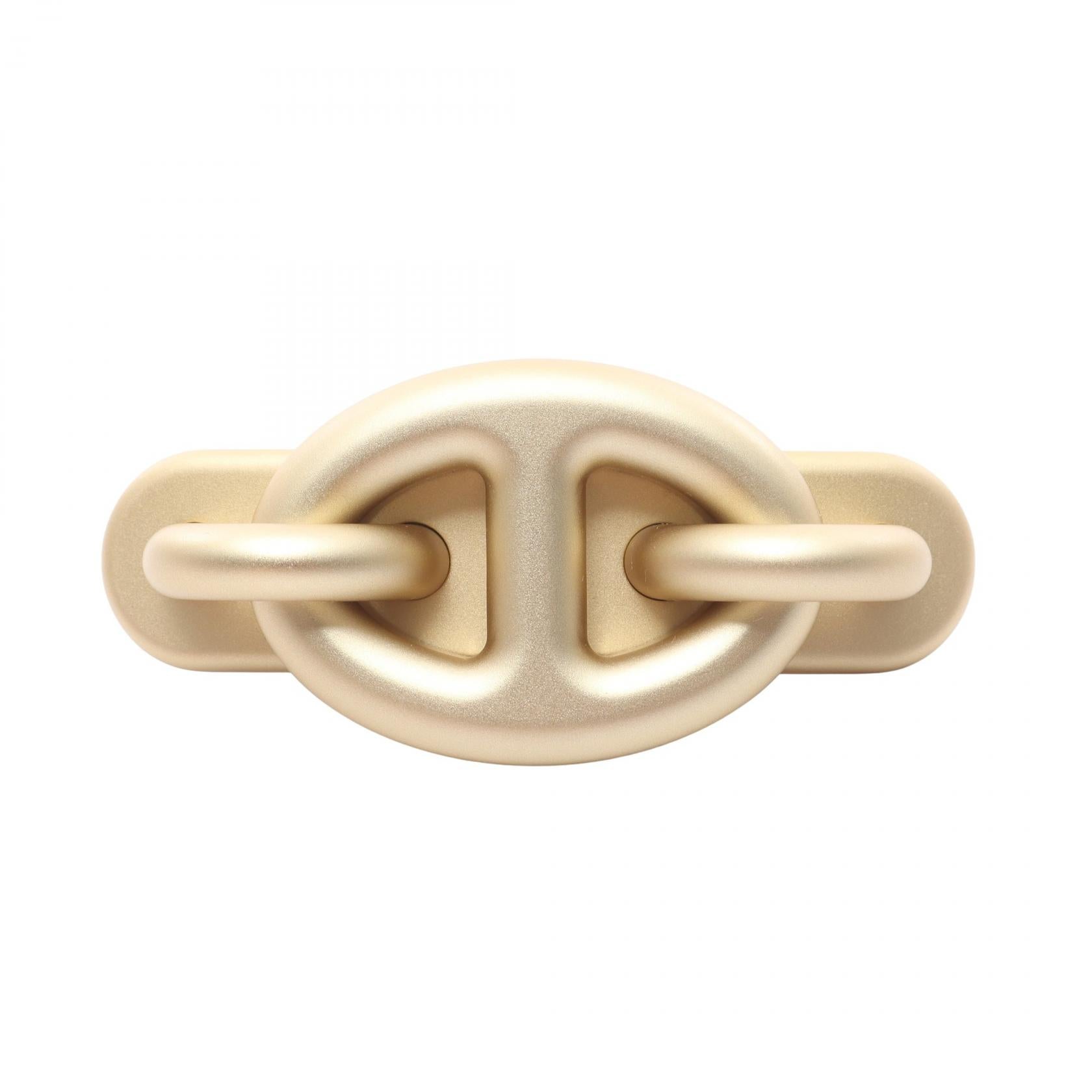 エルメス シェーヌ ダンクル トリマイロン PM ステンレス バレッタ