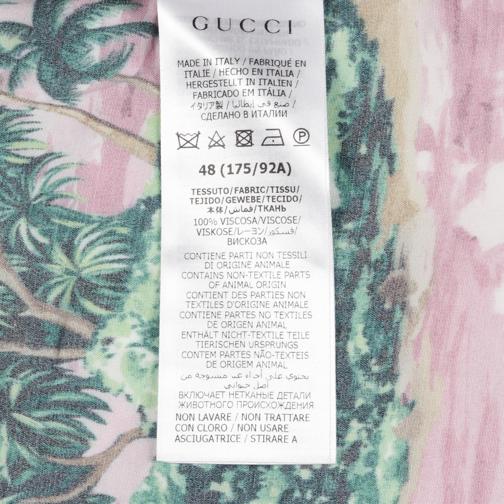 グッチ Love Parade レーヨンシャツ