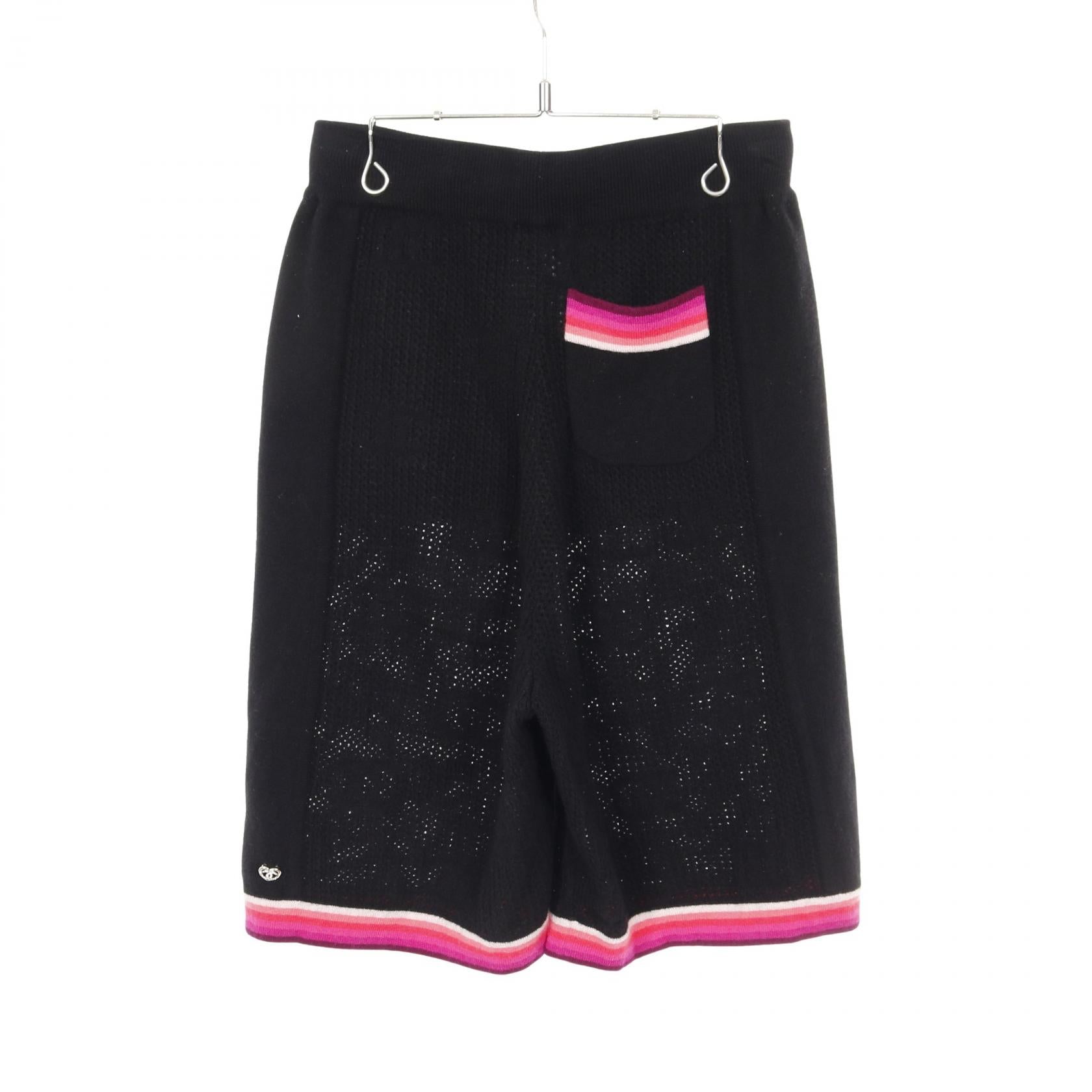 シャネル ココマーク ウールカシミヤショートパンツ