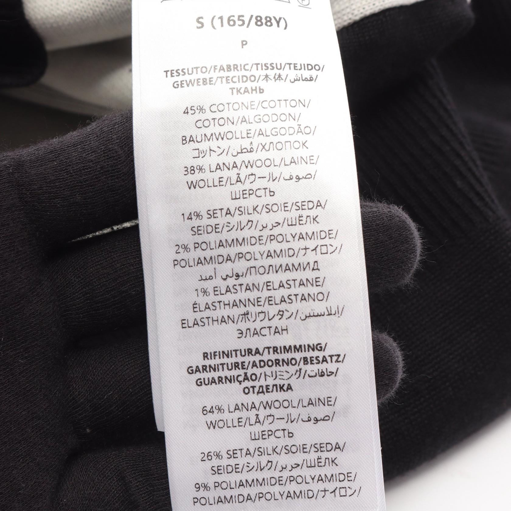 グッチ ロゴインターシャ コットンウールシルクワンピース