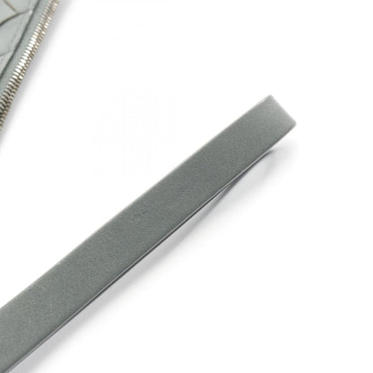 ボッテガ・ヴェネタイントレチャートレザークラッチバッグ