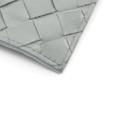 ボッテガ・ヴェネタイントレチャートレザークラッチバッグ