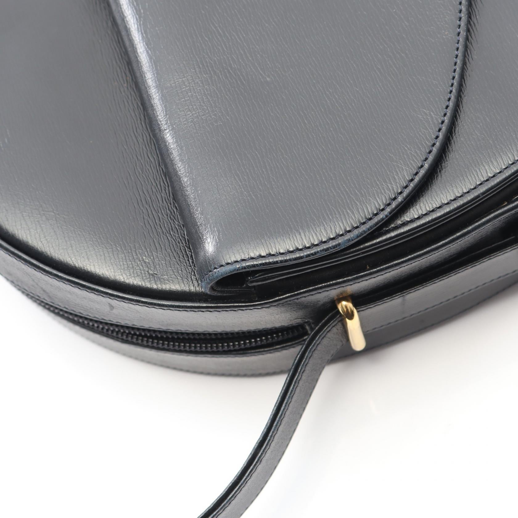 カルティエ サファイアライン レザーショルダーバッグ