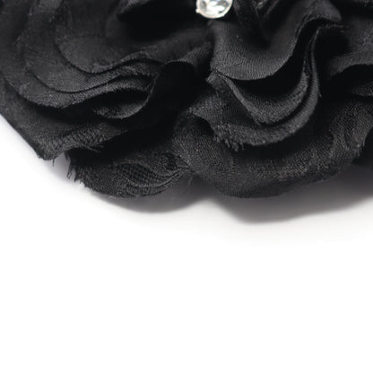 シャネル カメリア シルク ブローチ