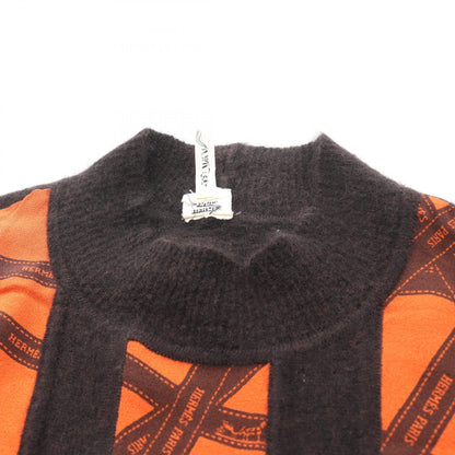 エルメス ボルデュックリボン シルクカシミヤニットトップス