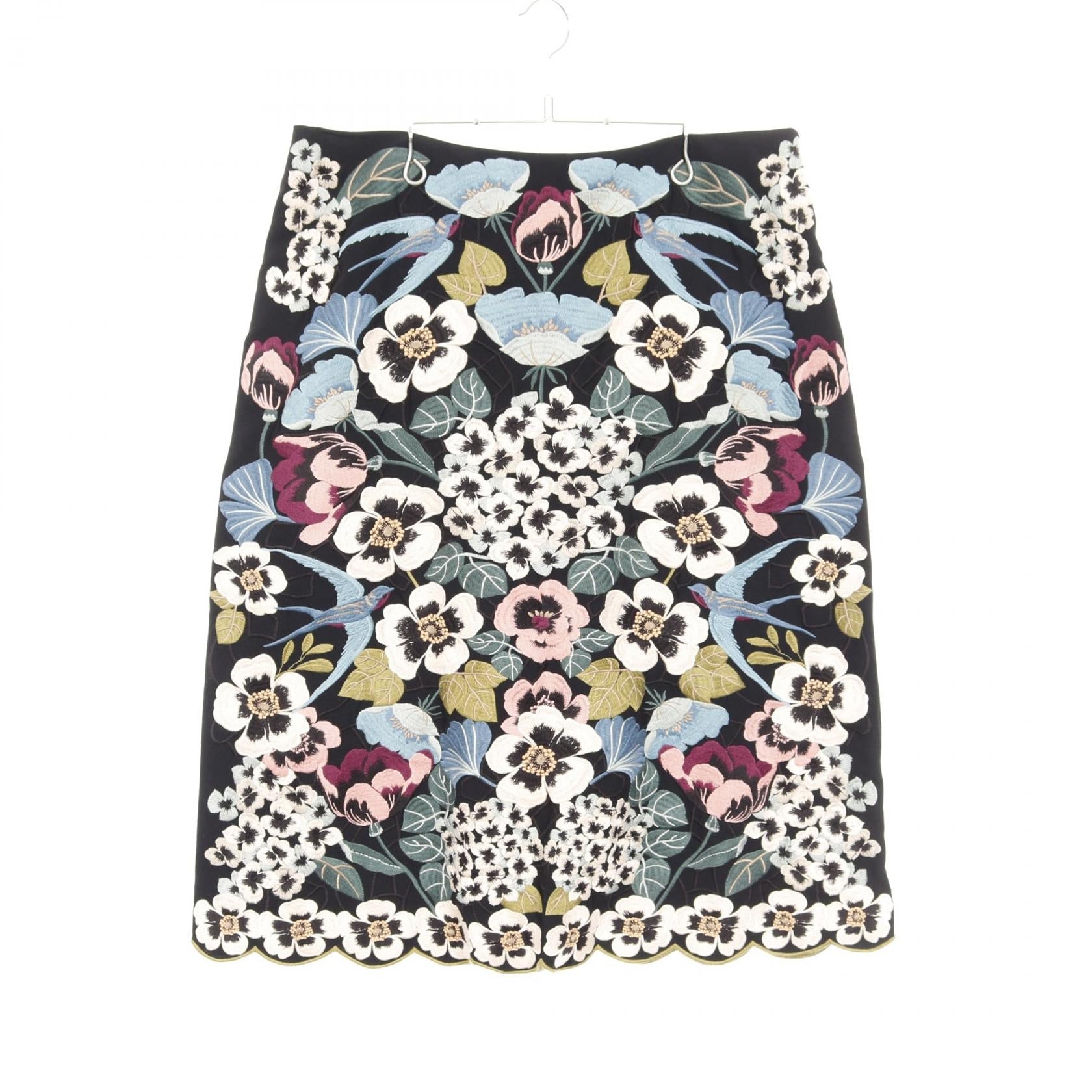 ヴァレンティノ 刺繍 ポリエステル スカート
