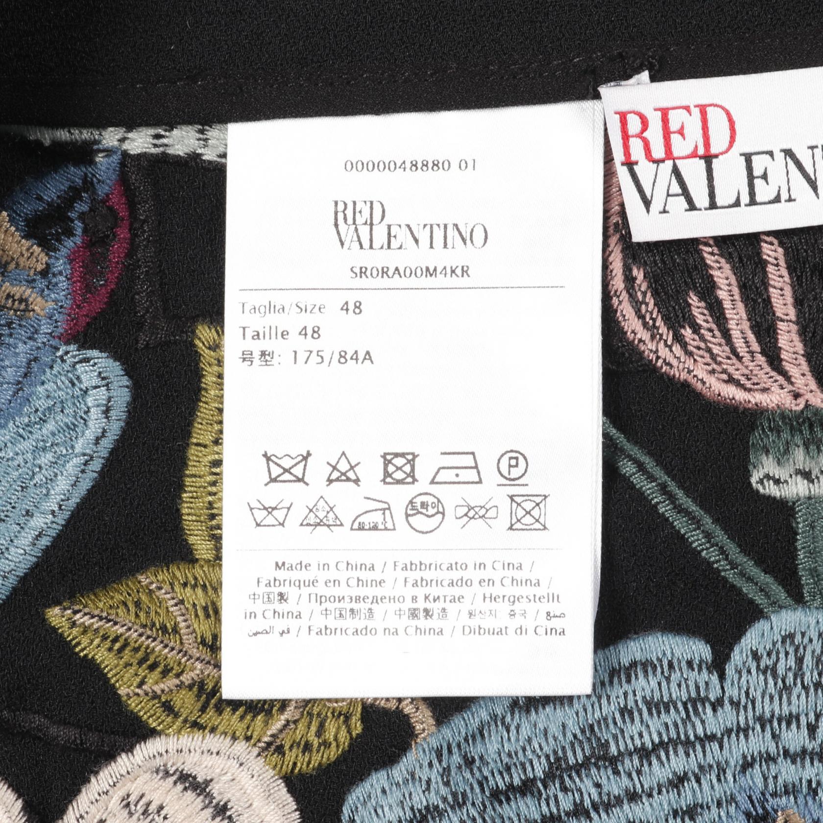 ヴァレンティノ 刺繍 ポリエステル スカート