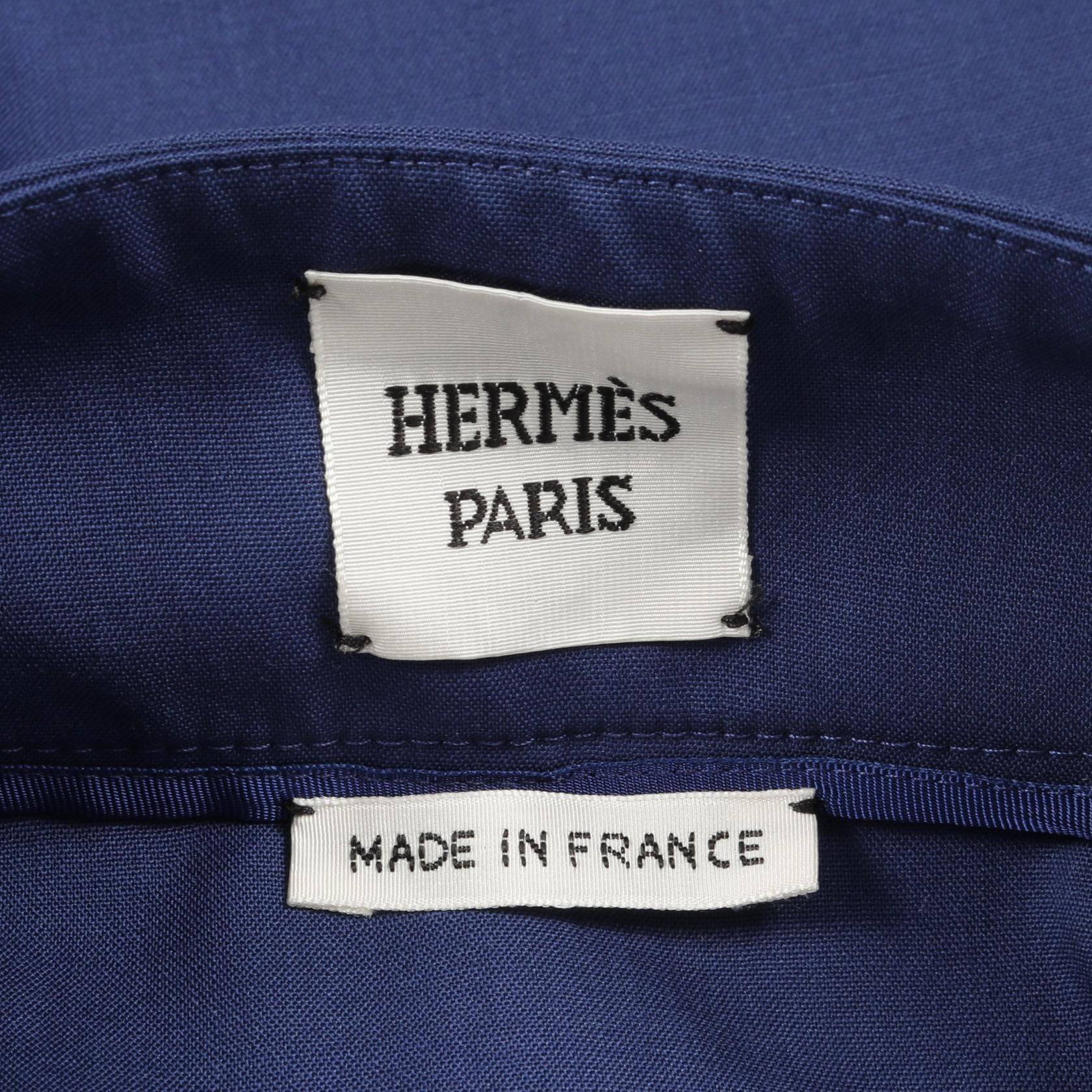 エルメス シェーヌダンクル ウールスカート