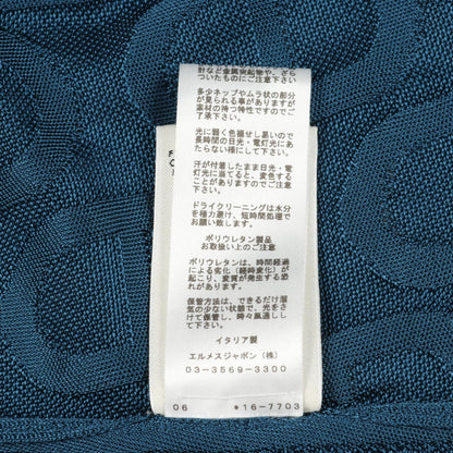 エルメス リブ シルクワンピース