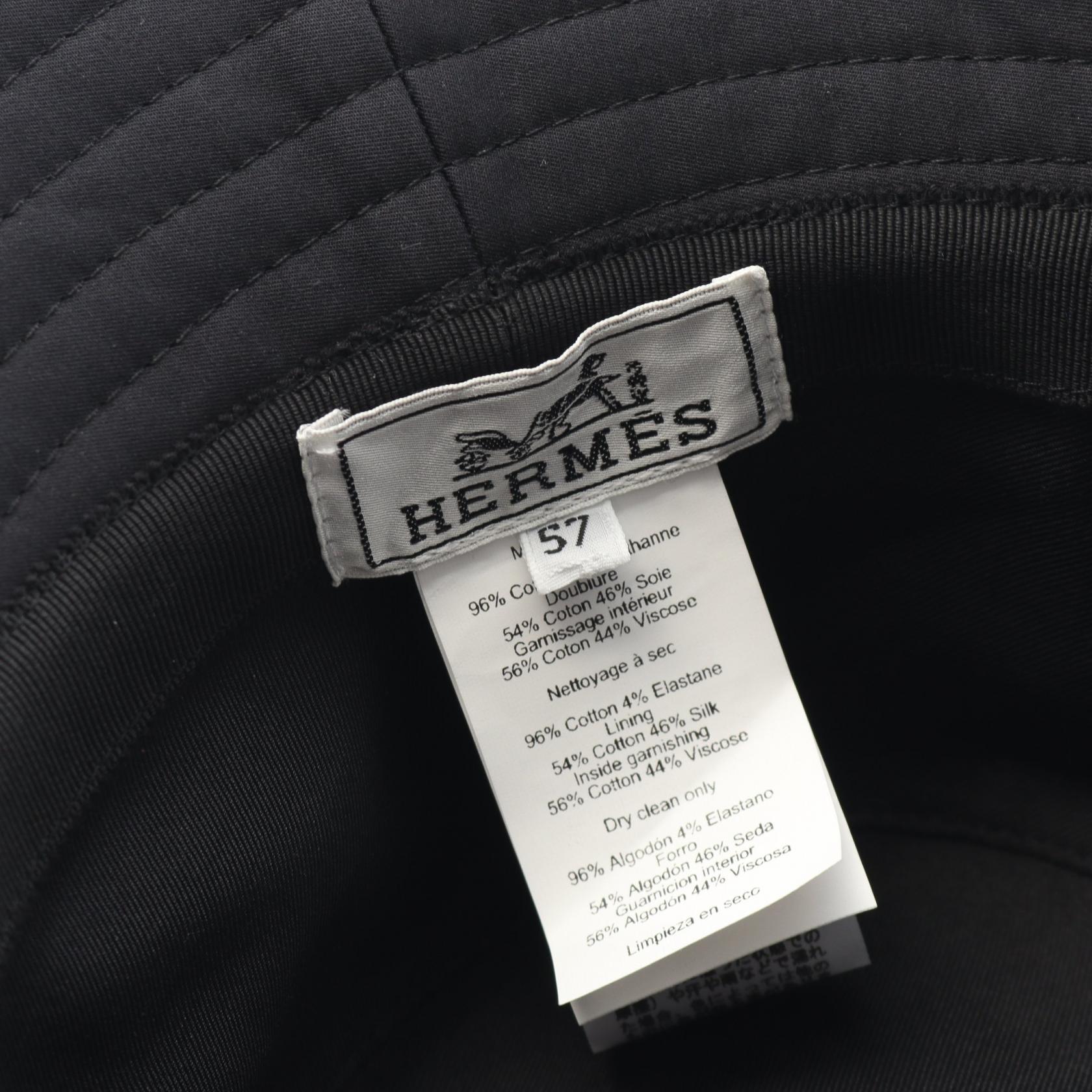 エルメス ハーパー エミール キャンバス ハット