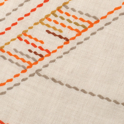 エルメス カレ 140 ピケ セリエ シルク カシミヤ スカーフ