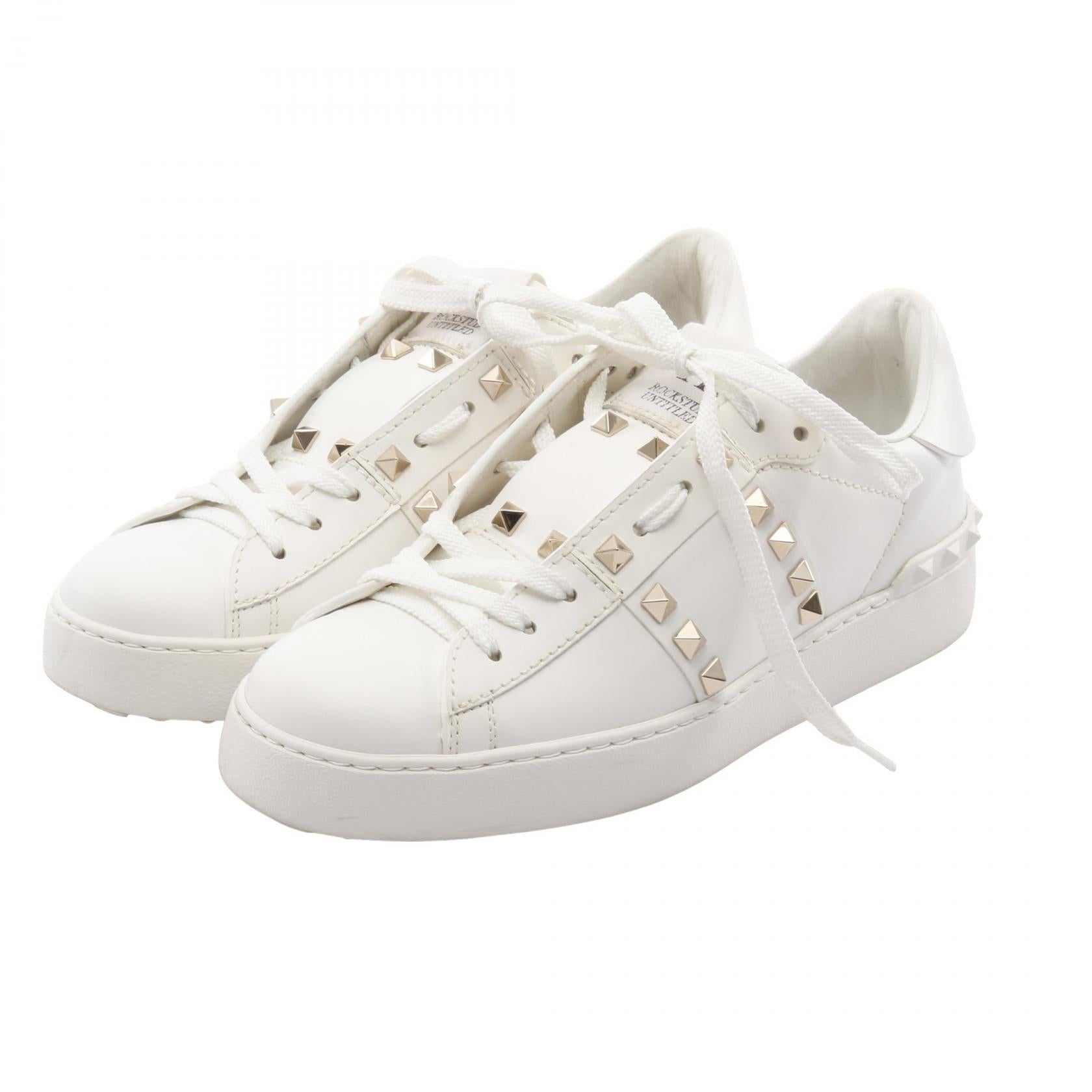 ヴァレンティノ ガラヴァーニ ロックスタッズ アンタイトルド レザー スニーカー